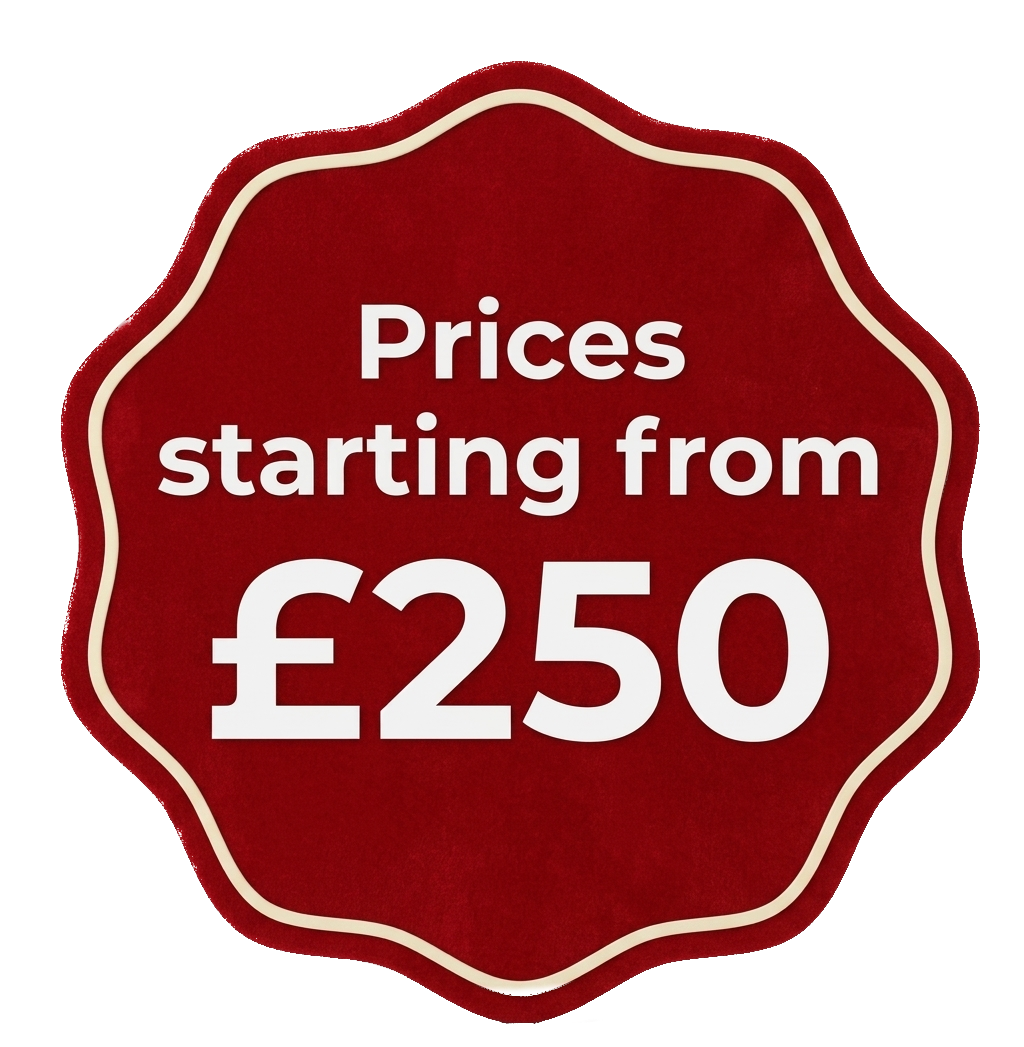 Prices starting from £250